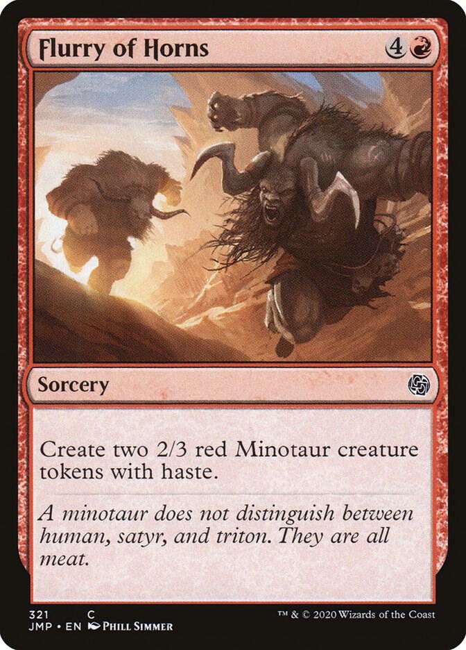 Flurry of Horns 321 card from Jumpstart