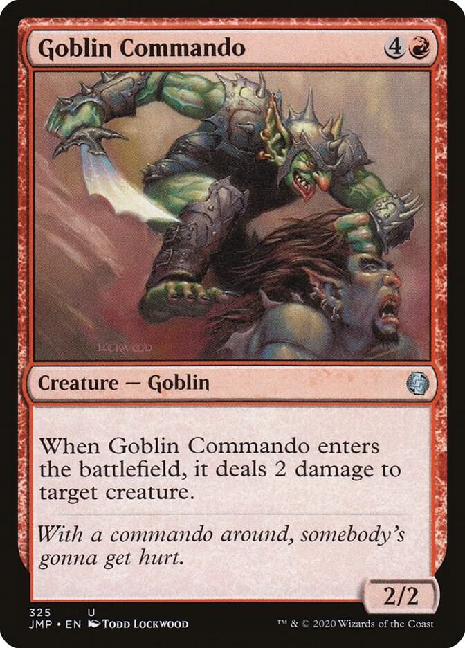 Goblin Commando 325 card from Jumpstart