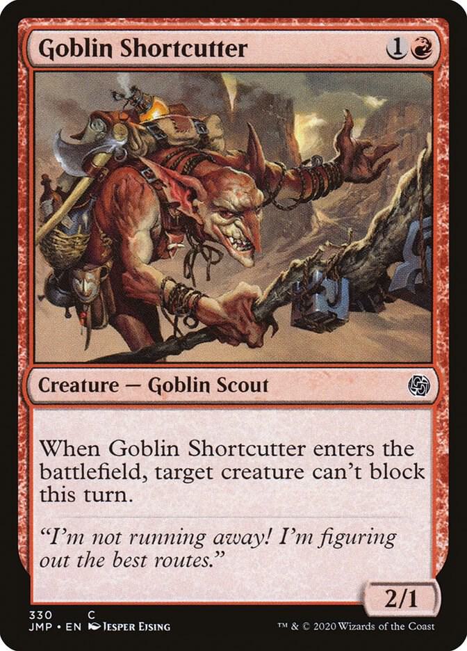 Goblin Shortcutter 330 card from Jumpstart