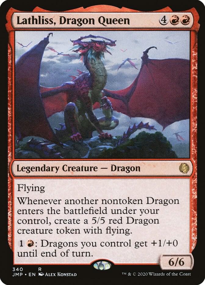 Lathliss, Dragon Queen 340 card from Jumpstart