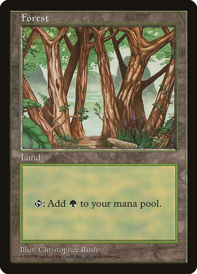 Forest - Blue Pack (Rush) card from APAC Lands