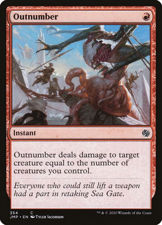 Outnumber 354 card from Jumpstart