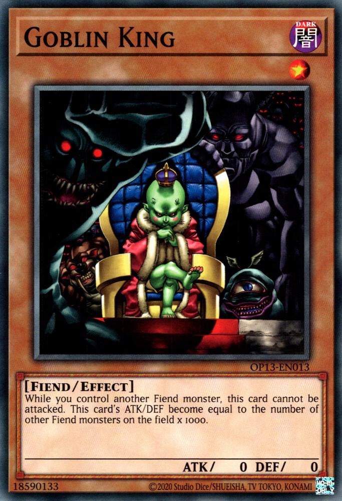 Goblin King OP13-EN013 card from OTS Tournament Pack 13