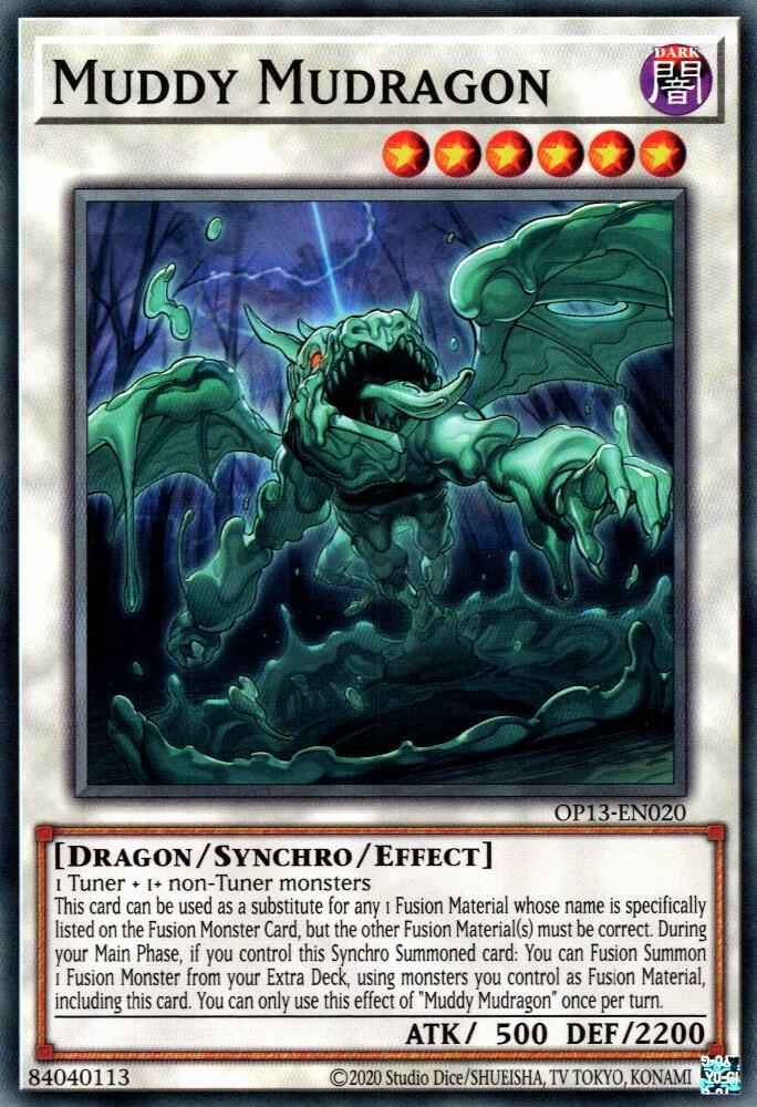 Muddy Mudragon OP13-EN020 card from OTS Tournament Pack 13
