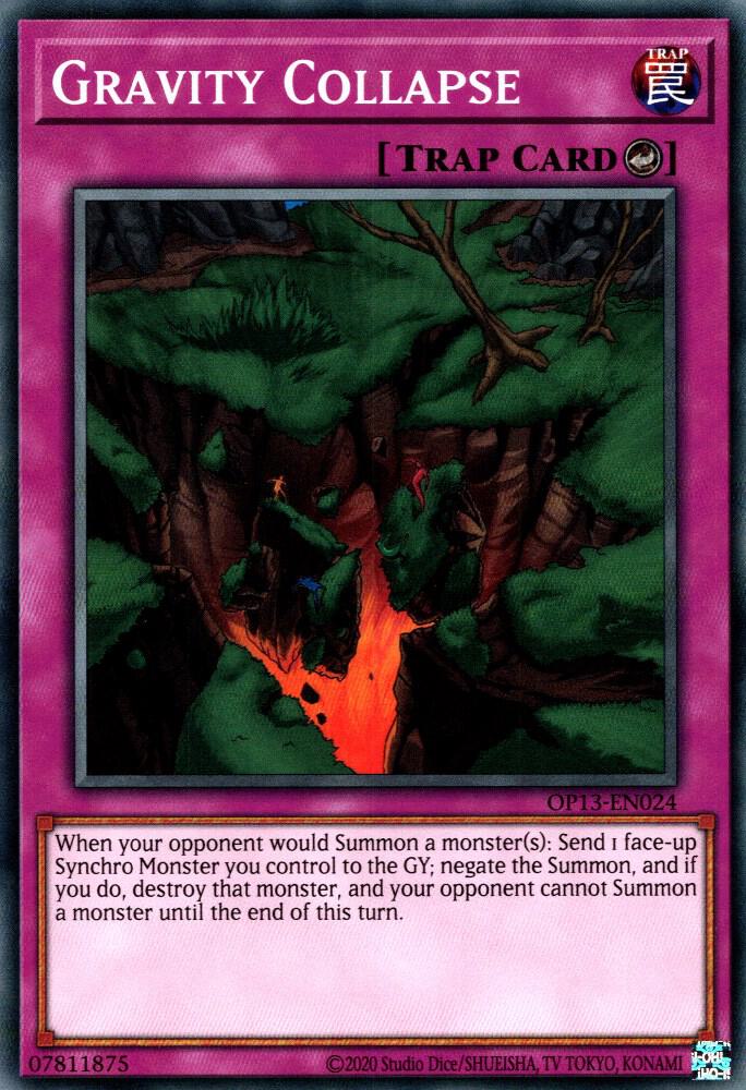 Gravity Collapse OP13-EN024 card from OTS Tournament Pack 13
