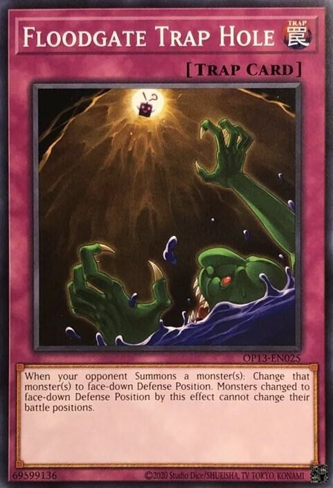 Floodgate Trap Hole OP13-EN025 card from OTS Tournament Pack 13