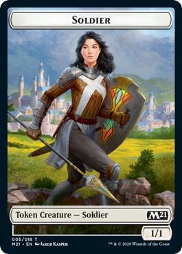 Soldier Token 5 card from Core Set 2021