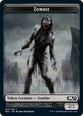 Zombie Token 7 card from Core Set 2021