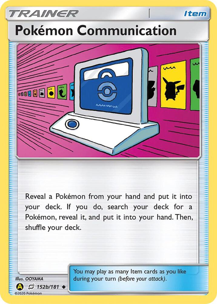 Pokemon Communication 152b/181 card from Alternate Art Promos