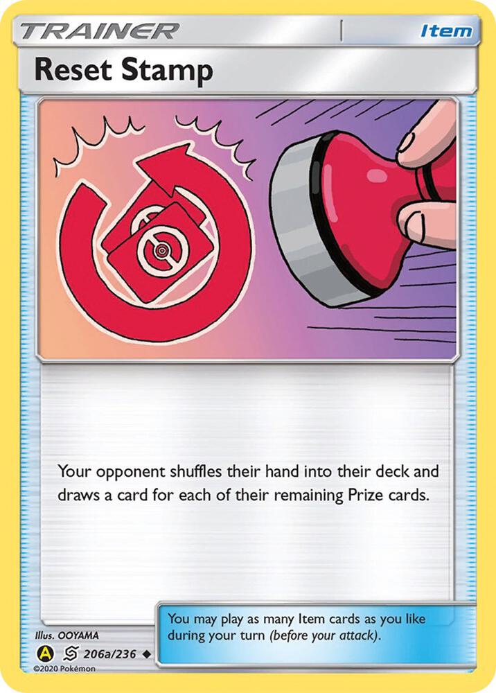 Reset Stamp 206a/236 card from Alternate Art Promos