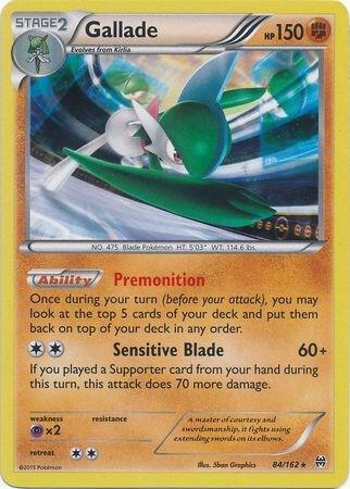 Gallade - 84/162 (Cosmos Holo) 084/162 card from Blister Exclusives