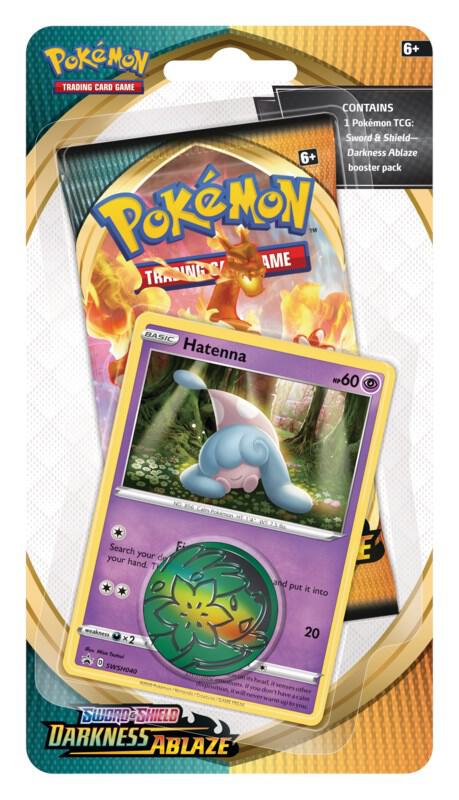 Darkness Ablaze Single Pack Blister [Hatenna] card from SWSH03: Darkness Ablaze
