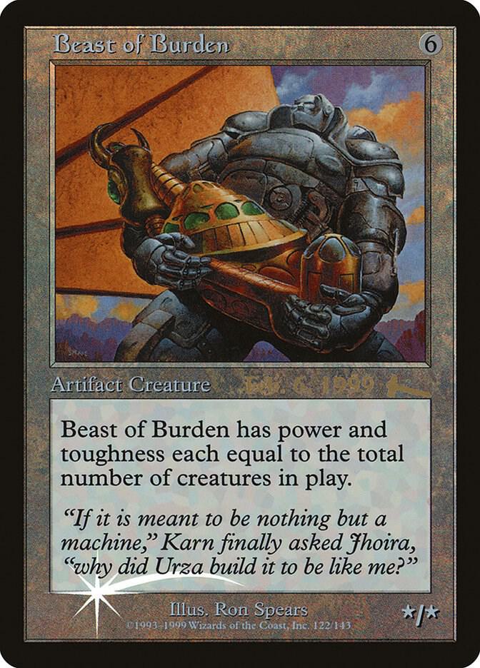 Beast of Burden 5 card from Prerelease Cards