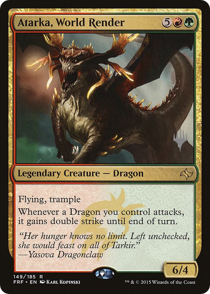 Atarka, World Render 149 card from Promo Pack: Core Set 2021
