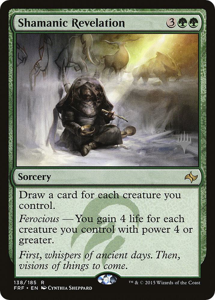 Shamanic Revelation 138 card from Promo Pack: Core Set 2021