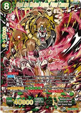 Great Ape Masked Saiyan, Primal Carnage BT10-152 card from Rise of the Unison Warrior