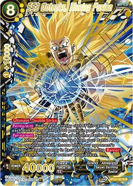SS3 Gotenks, Blazing Fusion BT10-153 card from Rise of the Unison Warrior