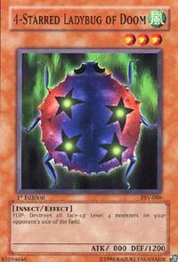 4-Starred Ladybug of Doom PSV-088 card from Pharaoh's Servant