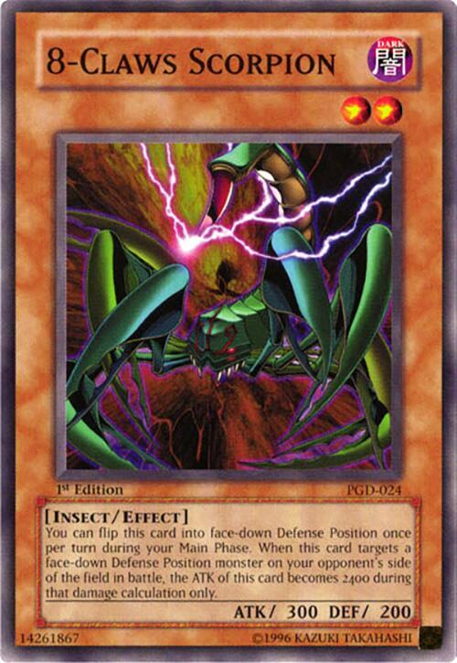 8-Claws Scorpion PGD-024 card from Pharaonic Guardian