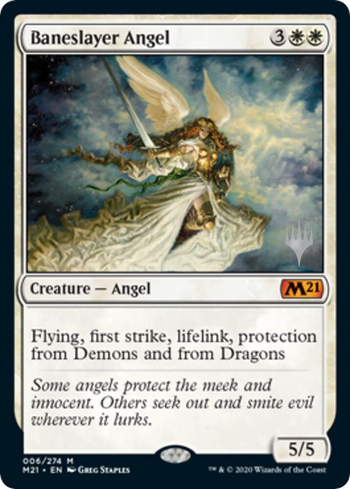 Baneslayer Angel 6 card from Promo Pack: Core Set 2021
