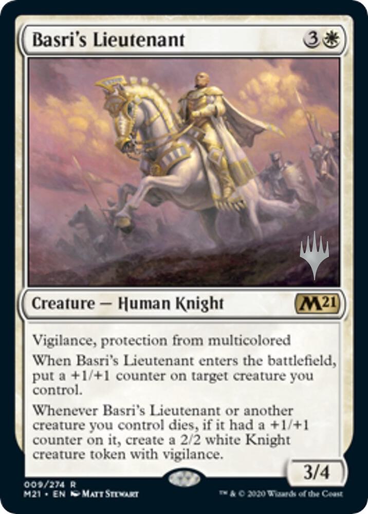 Basri's Lieutenant 9 card from Promo Pack: Core Set 2021