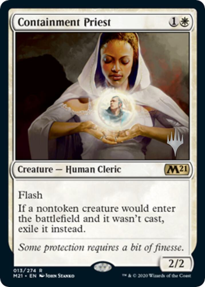 Containment Priest 13 card from Promo Pack: Core Set 2021