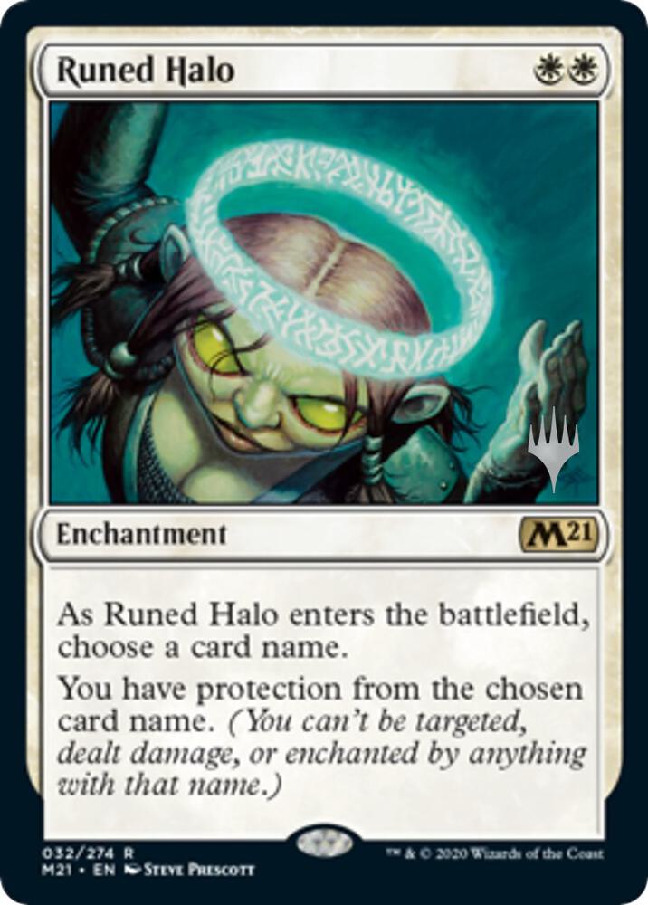 Runed Halo 32 card from Promo Pack: Core Set 2021