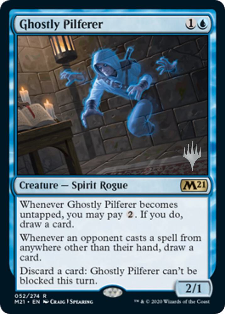 Ghostly Pilferer 52 card from Promo Pack: Core Set 2021