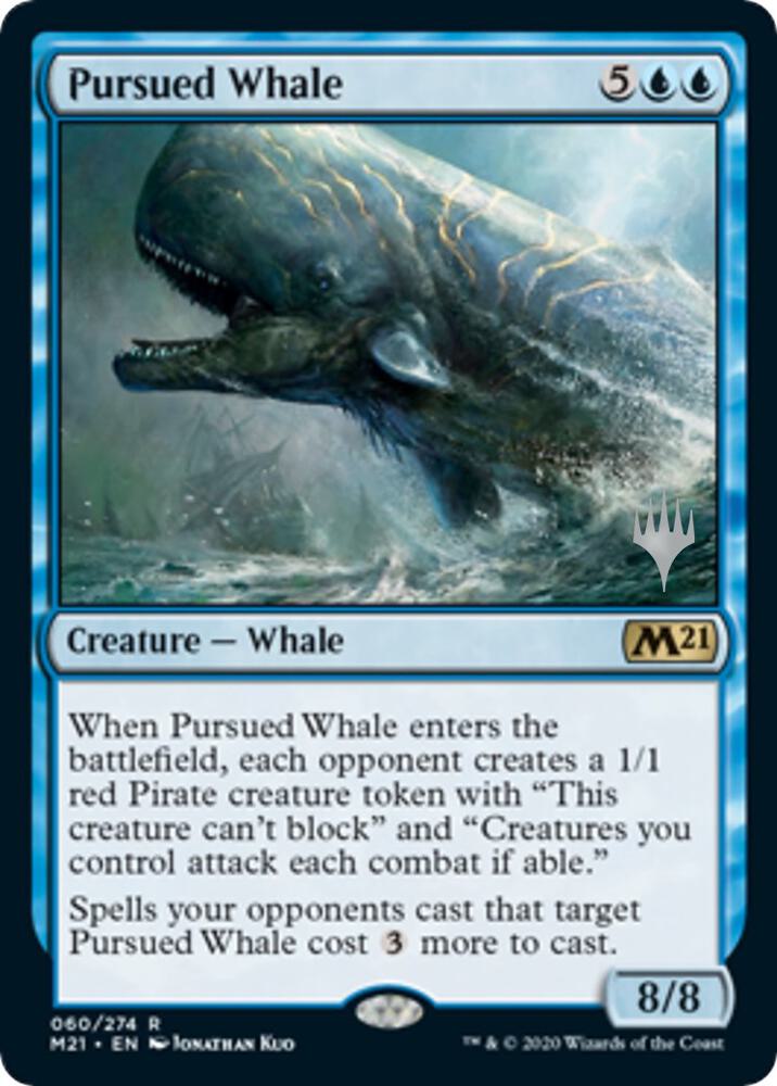 Pursued Whale 60 card from Promo Pack: Core Set 2021