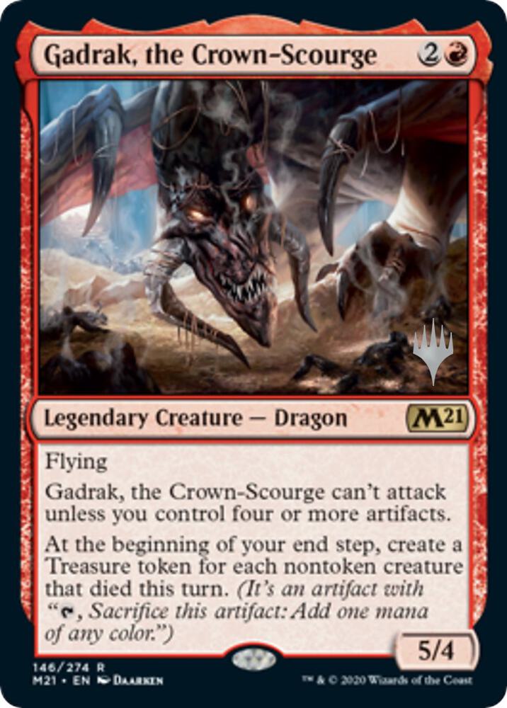 Gadrak, the Crown-Scourge 146 card from Promo Pack: Core Set 2021