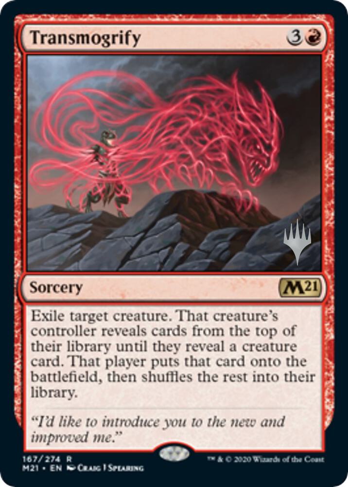 Transmogrify 167 card from Promo Pack: Core Set 2021