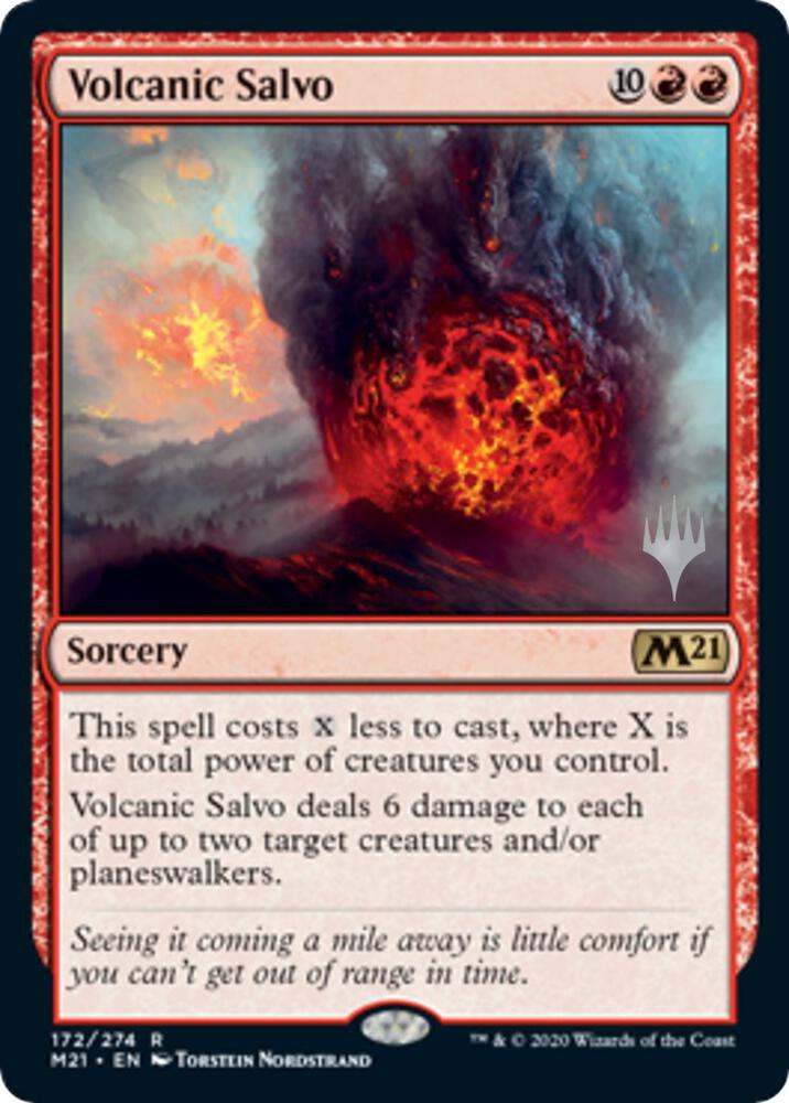Volcanic Salvo 172 card from Promo Pack: Core Set 2021