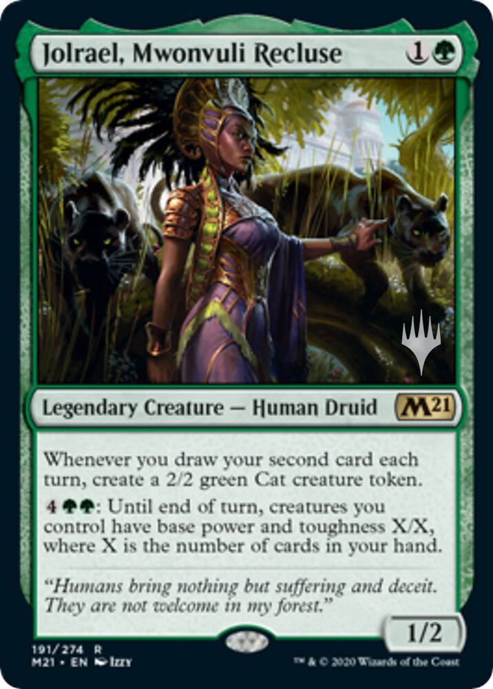 Jolrael, Mwonvuli Recluse 191 card from Promo Pack: Core Set 2021