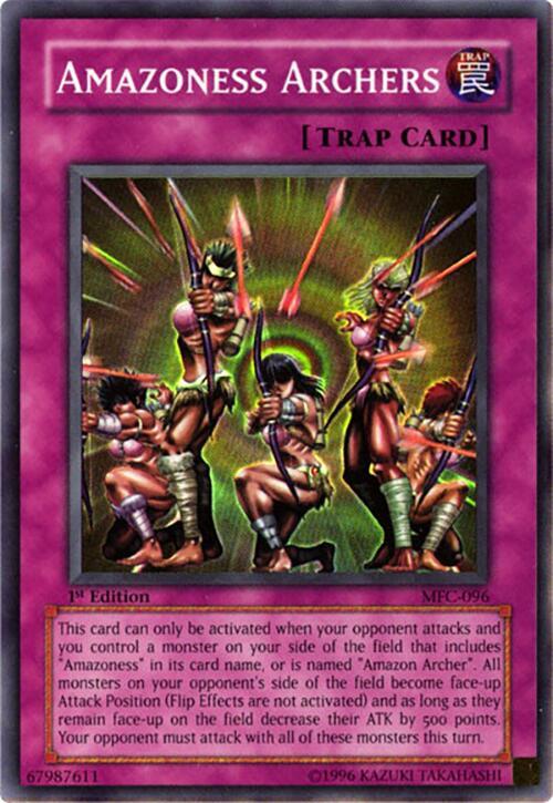 Amazoness Archers MFC-096 card from Magician's Force