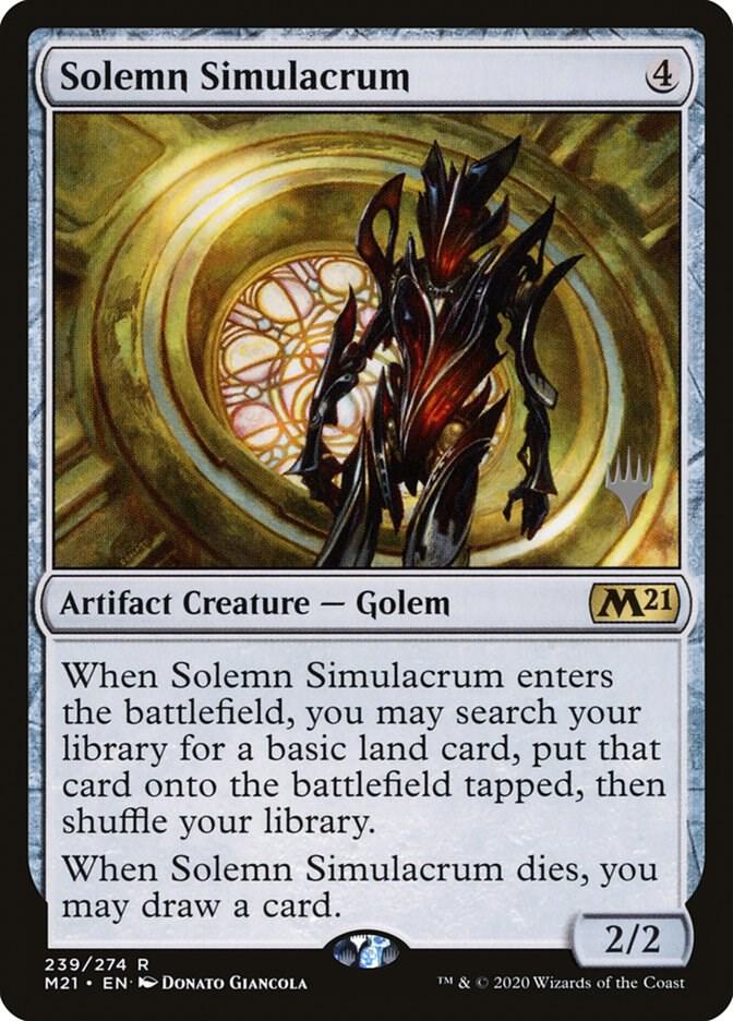 Solemn Simulacrum 239 card from Promo Pack: Core Set 2021