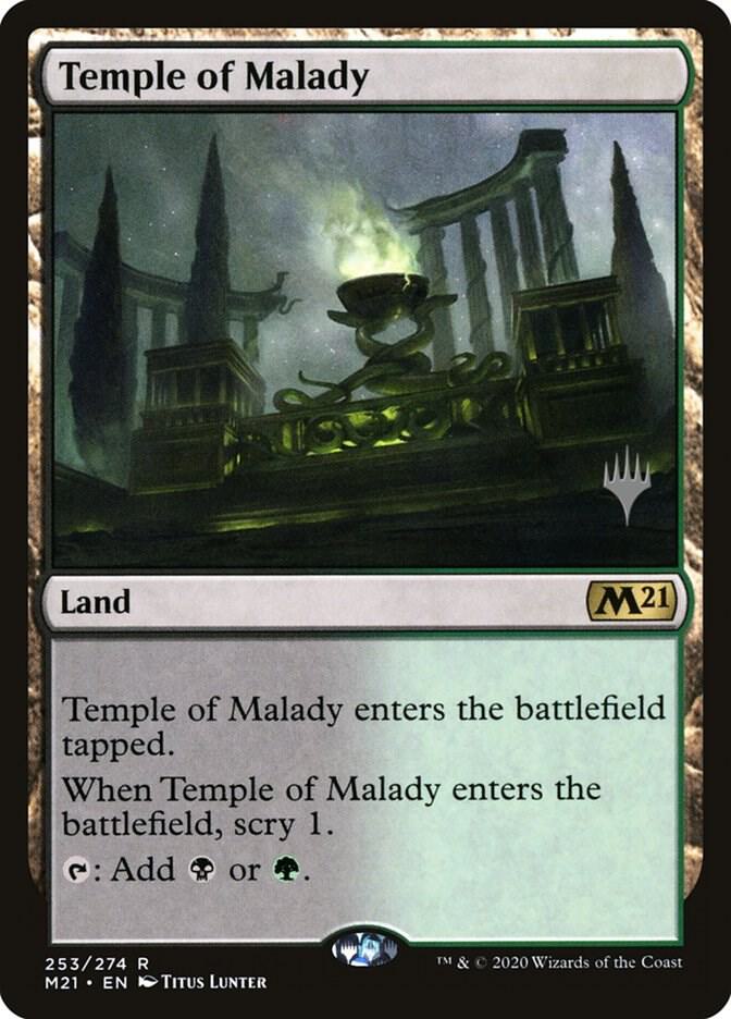 Temple of Malady 253 card from Promo Pack: Core Set 2021