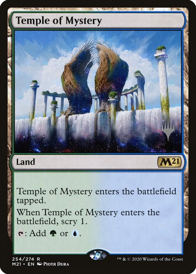 Temple of Mystery 254 card from Promo Pack: Core Set 2021