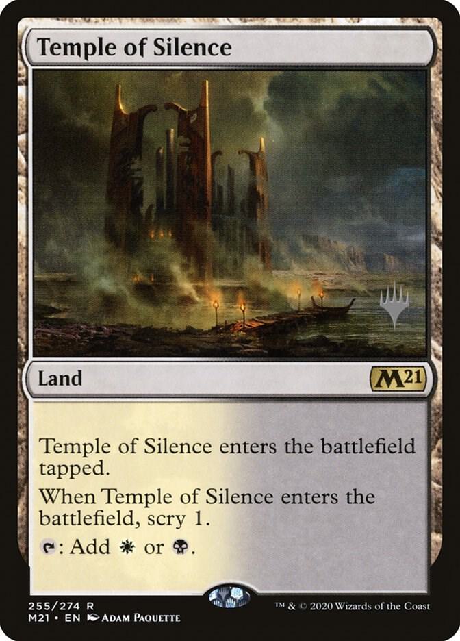 Temple of Silence 255 card from Promo Pack: Core Set 2021