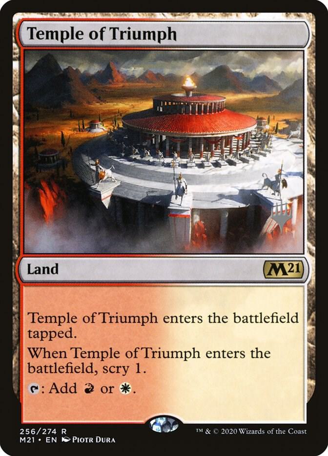 Temple of Triumph 256 card from Promo Pack: Core Set 2021