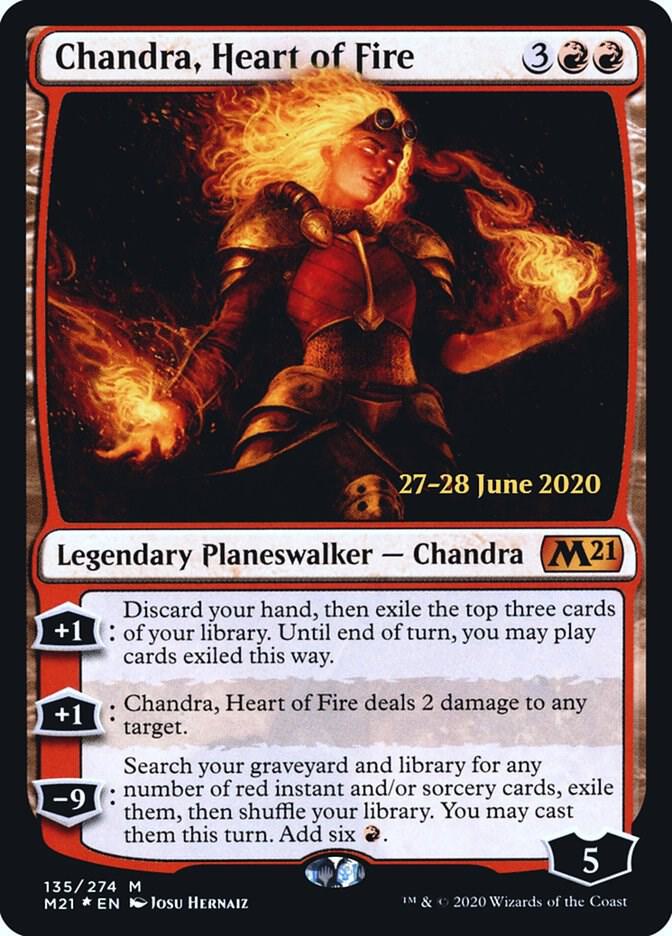 Chandra, Heart of Fire 135 card from Prerelease Cards