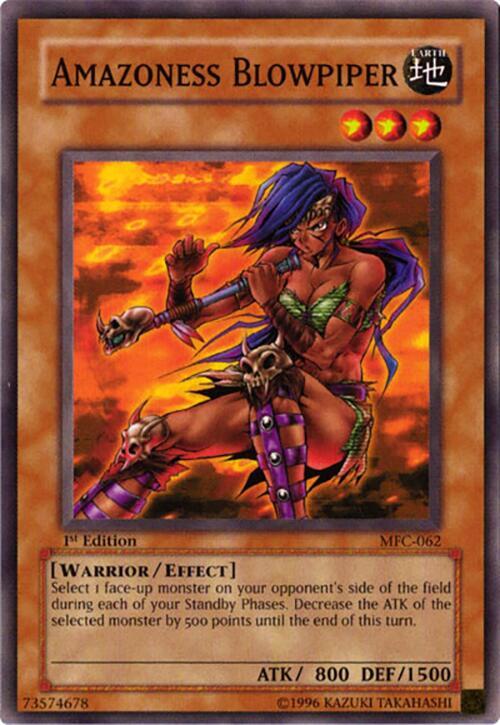 Amazoness Blowpiper MFC-062 card from Magician's Force