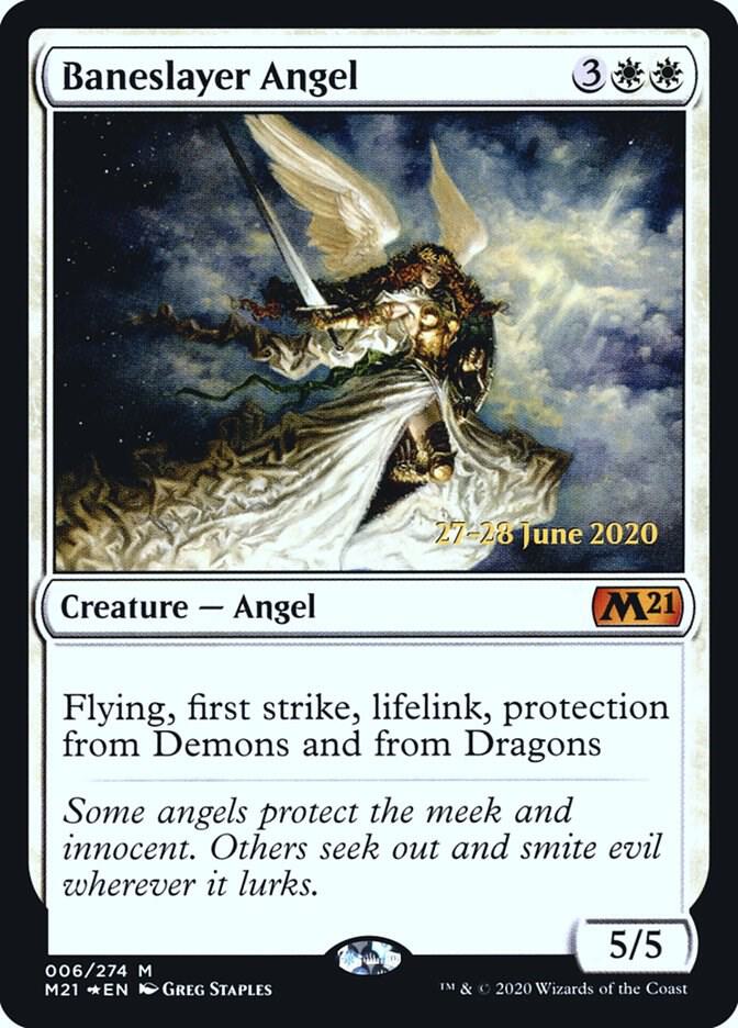 Baneslayer Angel 6 card from Prerelease Cards