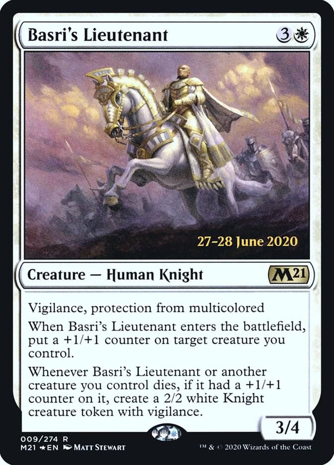 Basri's Lieutenant 9 card from Prerelease Cards