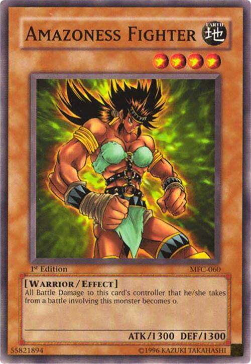Amazoness Fighter MFC-060 card from Magician's Force