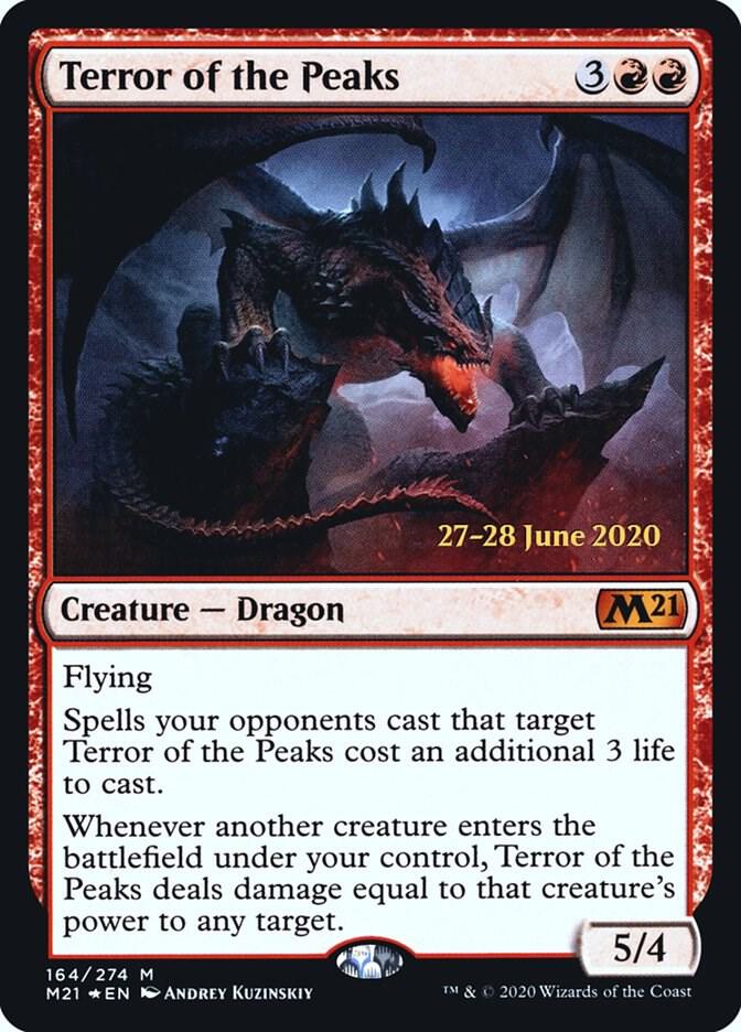 Terror of the Peaks (M21) 164 card from Prerelease Cards