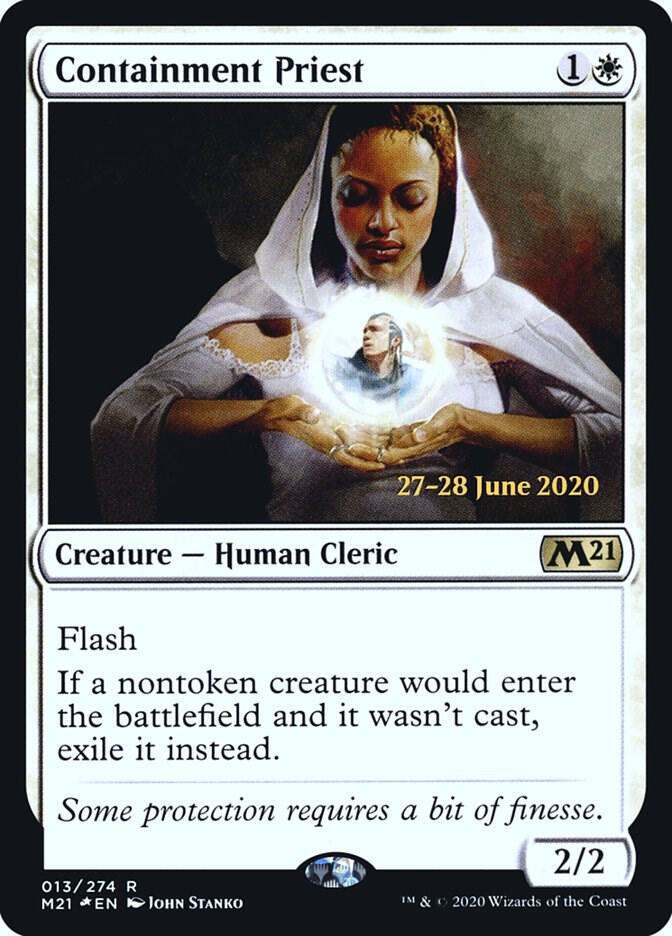 Containment Priest 13 card from Prerelease Cards