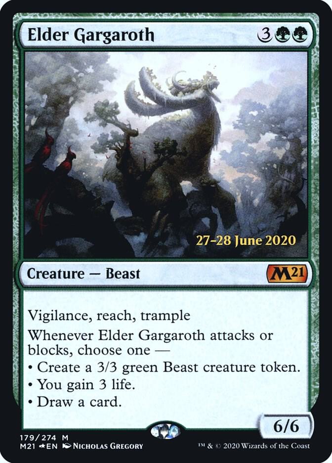 Elder Gargaroth 179 card from Prerelease Cards