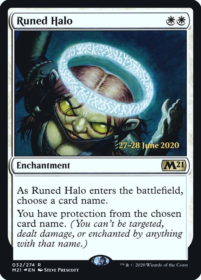 Runed Halo 32 card from Prerelease Cards