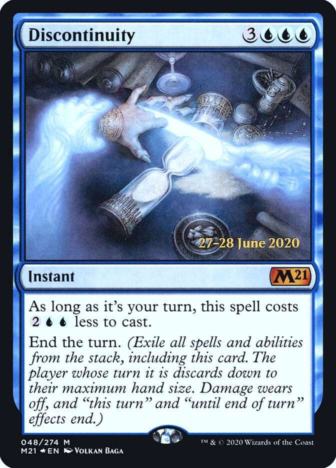 Discontinuity 48 card from Prerelease Cards