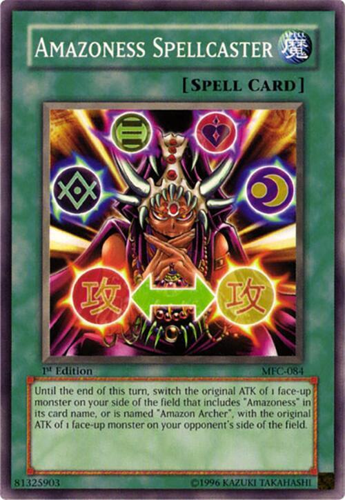 Amazoness Spellcaster MFC-084 card from Magician's Force